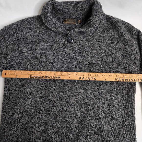 Vintage Eddie Bauer 1980s Unisex Grey Wool Sweater, Men S / Women L - Picture 4 of 6